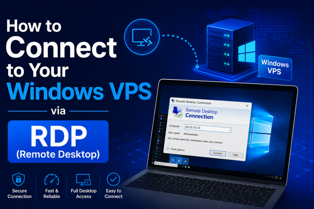 How to Connect to Your Windows VPS via RDP (Remote Desktop)