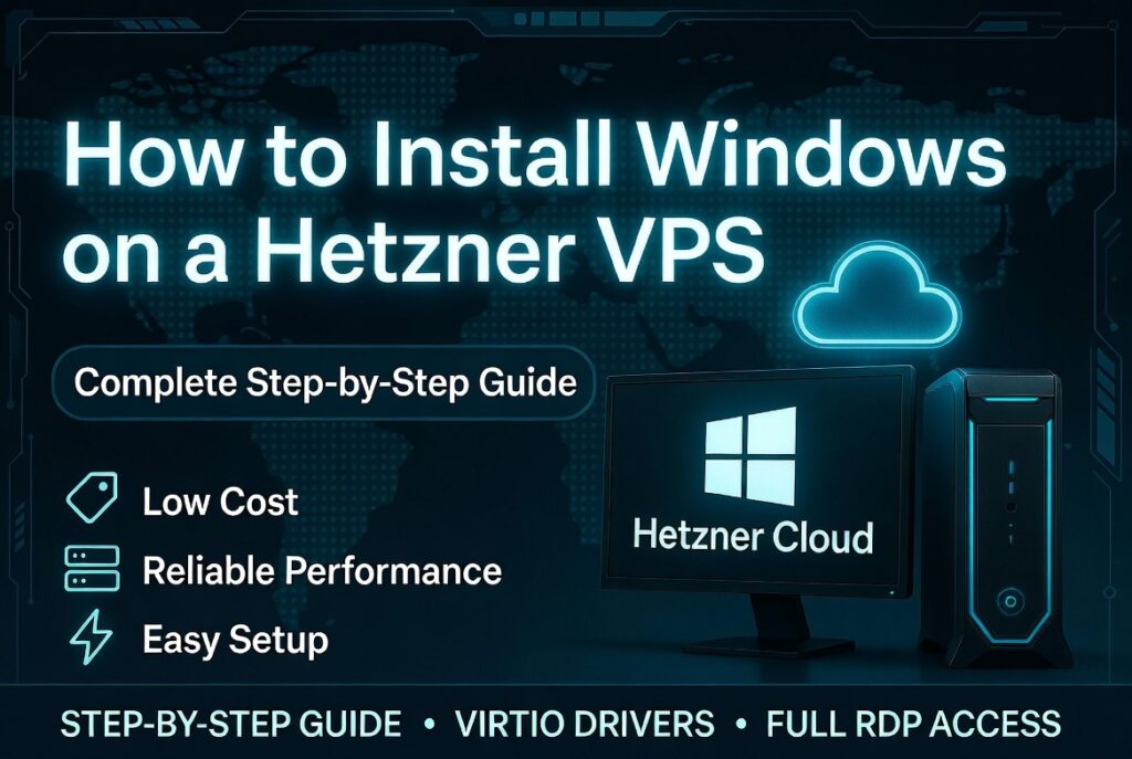 How to Install Windows on a Hetzner VPS
