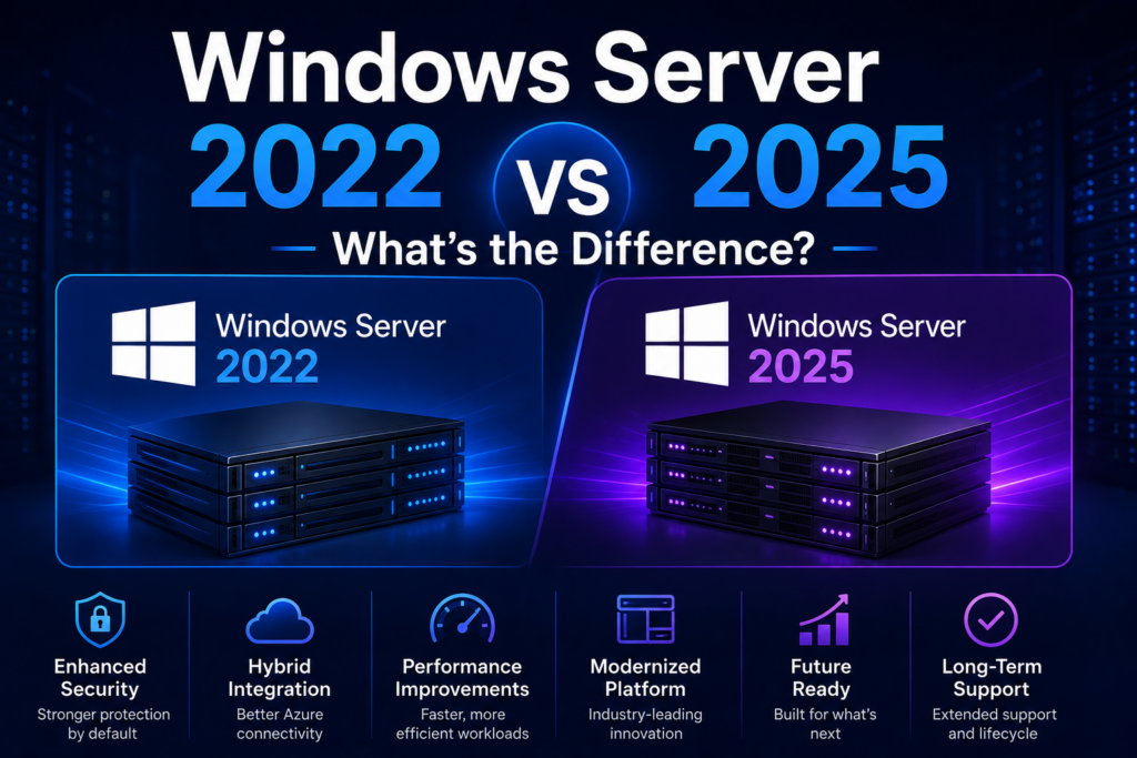 Windows Server 2022 vs 2025 — What's the Difference?