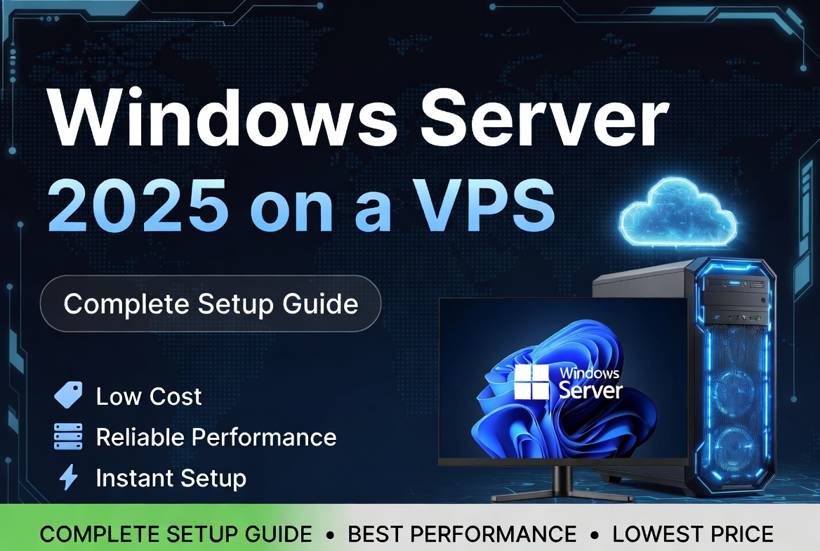 Windows Server 2025 on a VPS — Complete Setup Guide